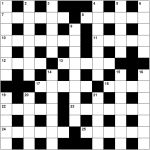 The classic quick crossword puzzle